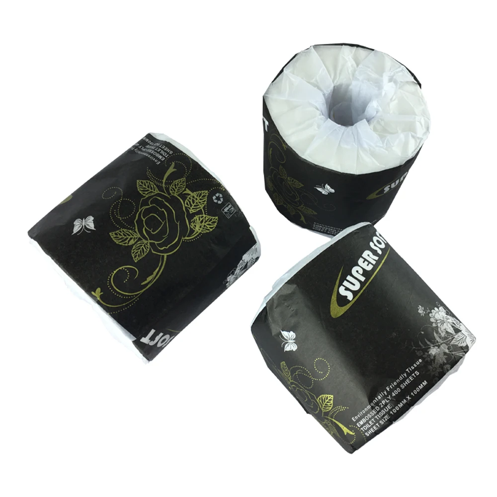 Цена по прейскуранту завода-изготовителя 3 слоя черный держатель для туалетной бумаги натуральной древсной Массы Туалетной из