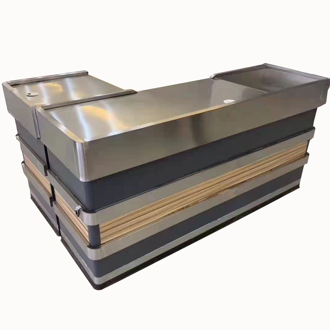 Adjustable Durable Grocery Store Checkout Counters Convenience Store Table Counter Cashier