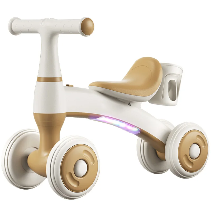 Four Wheels Music Light Infants And Toddler Baby Ride-on Car Factory OEM Kids Bicycle No Pedal Sliding Balance Bike For Child