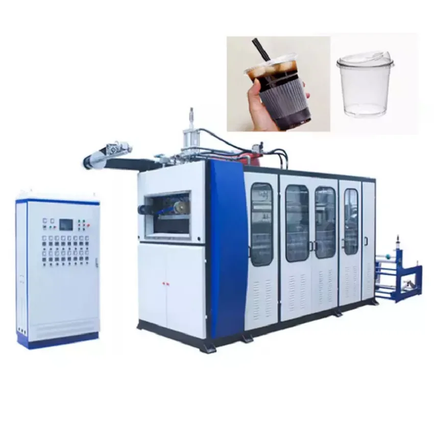Multi Function 720 PP Thermoforming Machine 3 Station Thermoforming Machine With Degradable