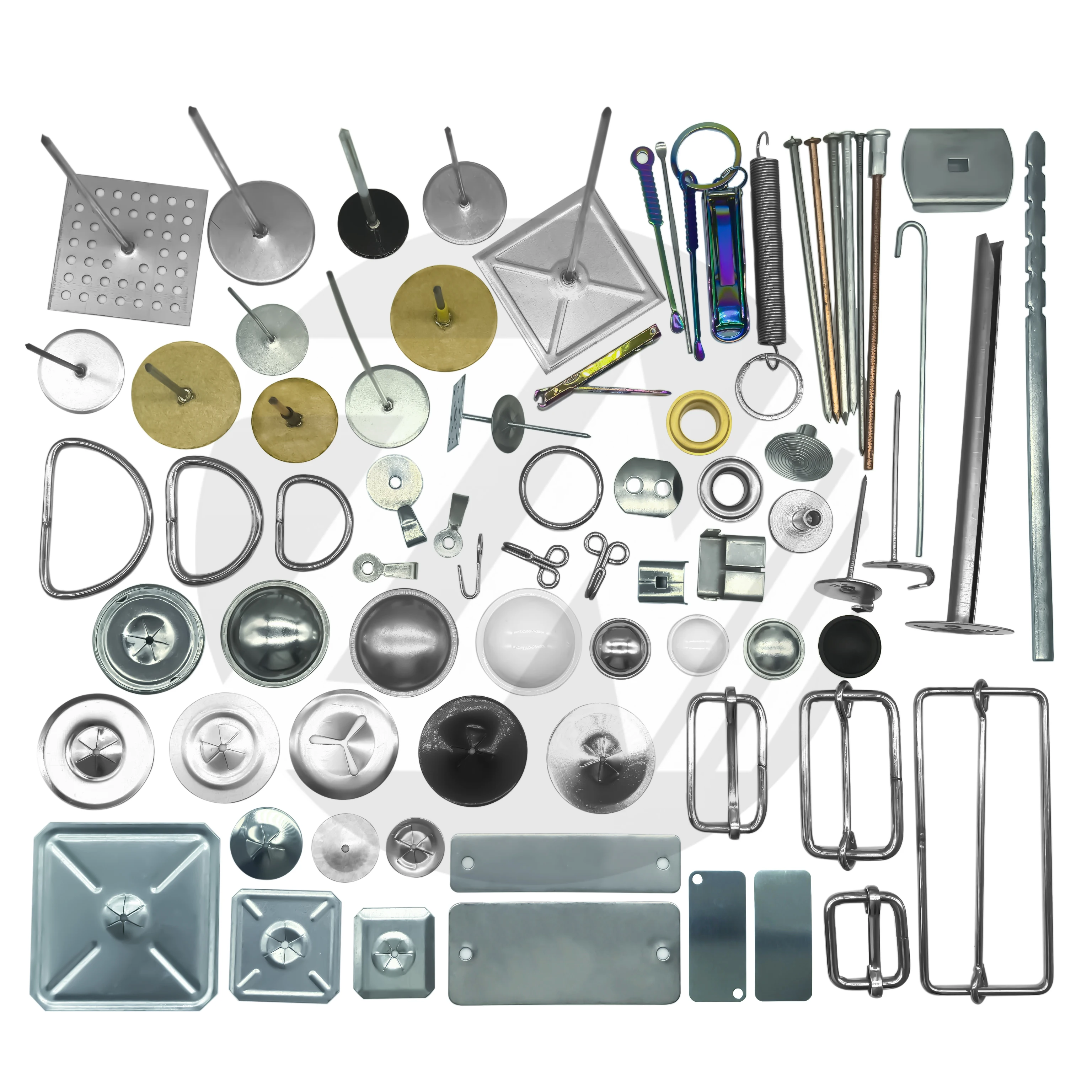 Factory Direct High Quality Steel Cap Nail Smooth Shank with Checkered Head Style Fasteners for Insulation Pin in China