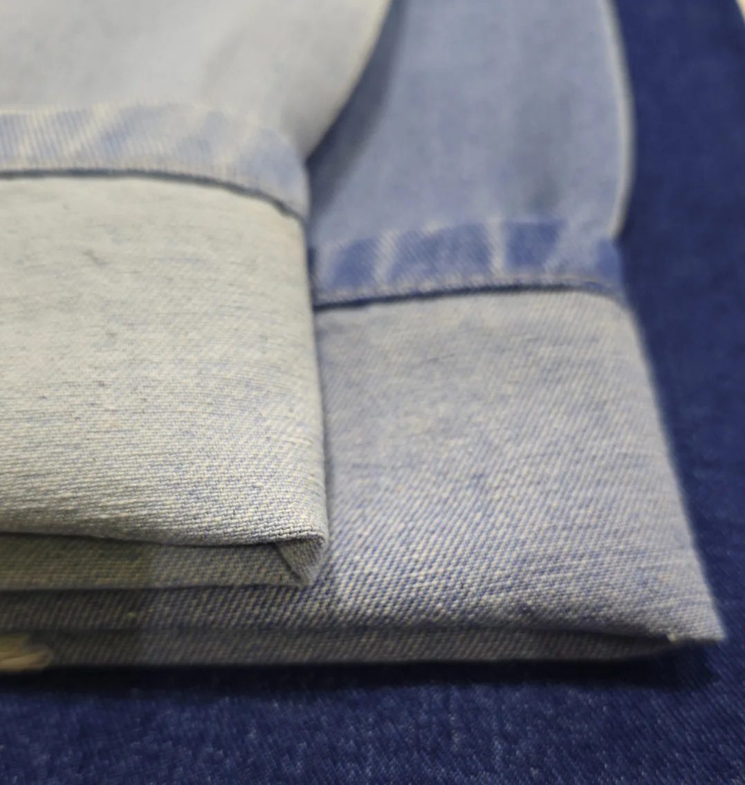 Denim Jeans Raw Material Wholesale Non Stretch High Quality Satin Fabric Denim