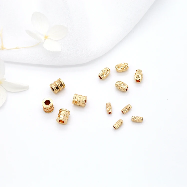 Wholesale Plated Gold Beads For Bracelet Making
