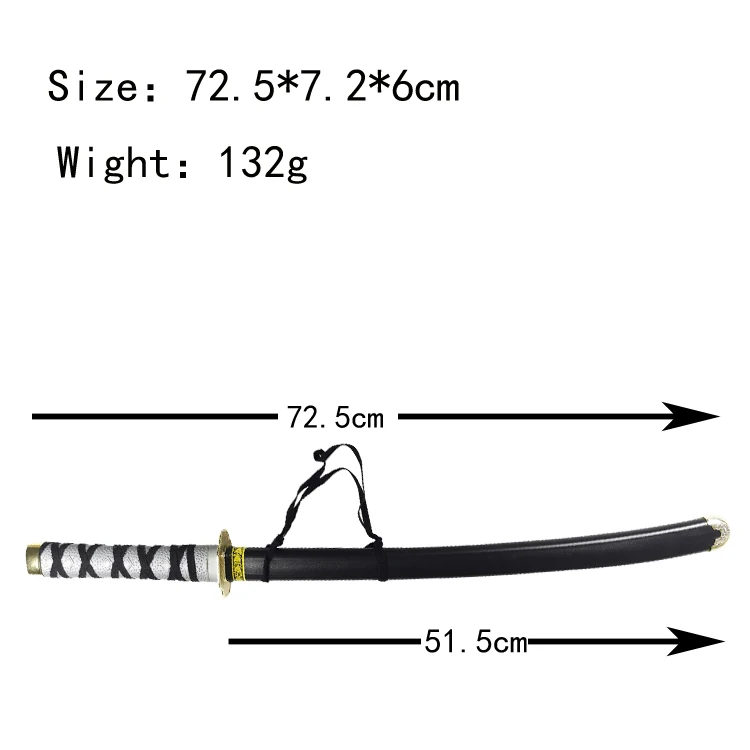 adult Party Costume props Simulation ninja knife weapons plastic toys Samurai katana sword for role-playing props Western sword