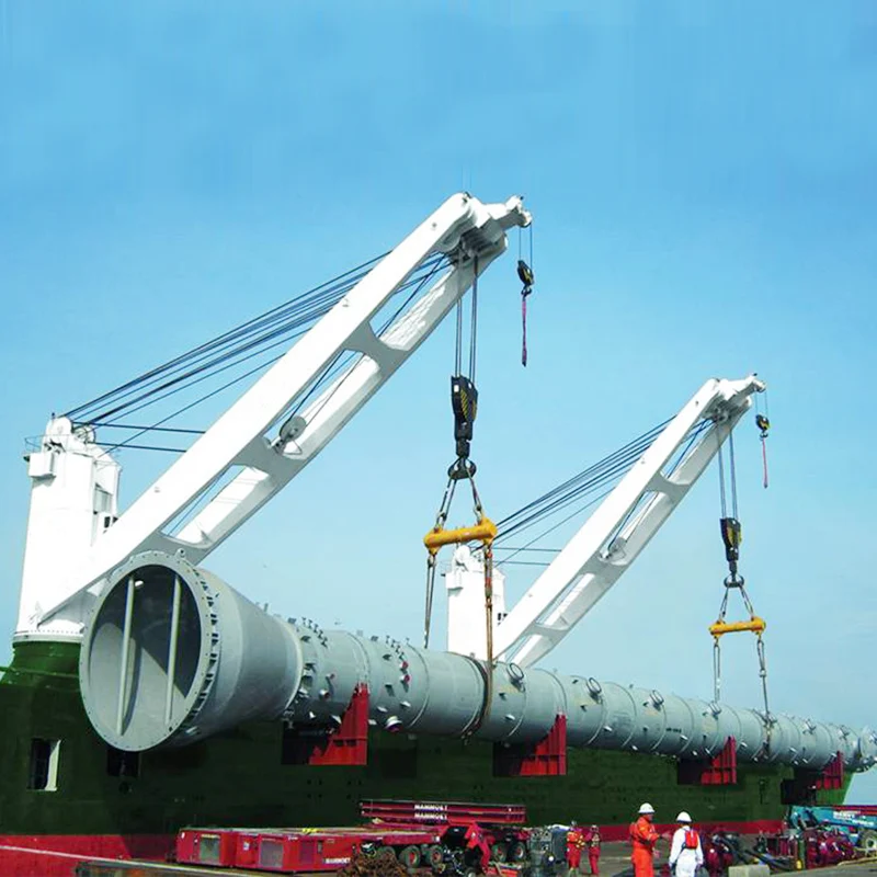 Customized design 150ton marine crane 320 ton 20 ton 200 ton marine deck crane for sale ship crane