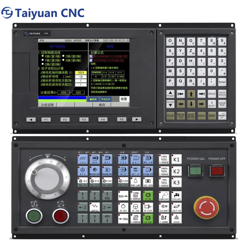High Quality CNC Lathe Control System CNC Controller Cnc 5 Axis Controller Lathe and Turning Center for milling and lathe