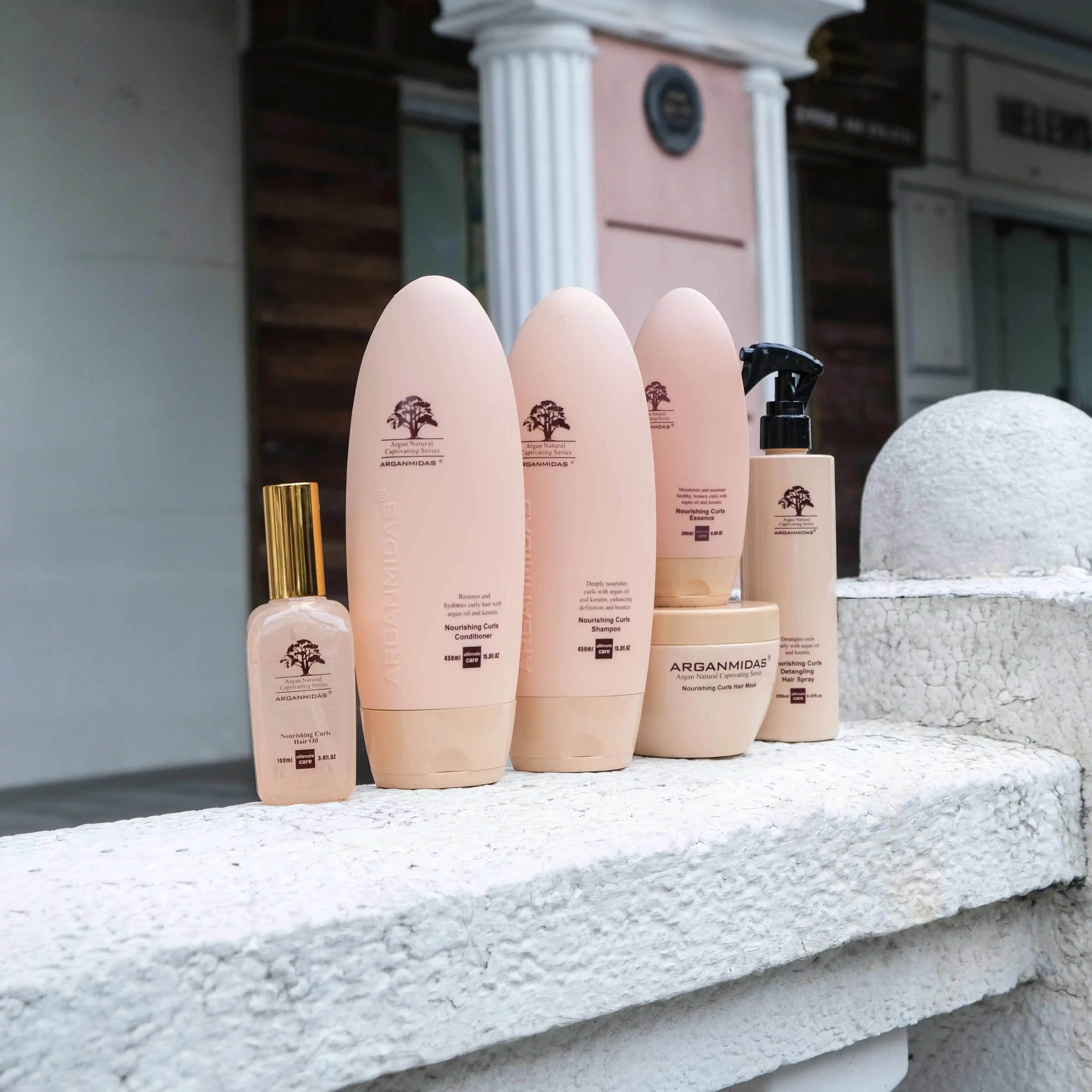 Arganmidas wholesale keratin Heat protectant leave in curly nourishing hair conditioner deep repairing for damaged hair