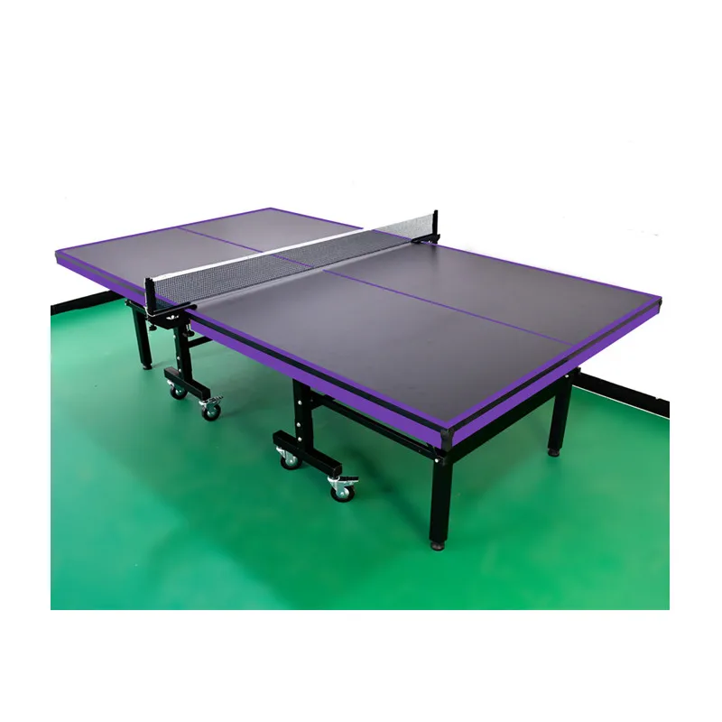 PingpongTable Foldable and Movabie HDF 15mm training exercise Indoor Professional table tennis tables
