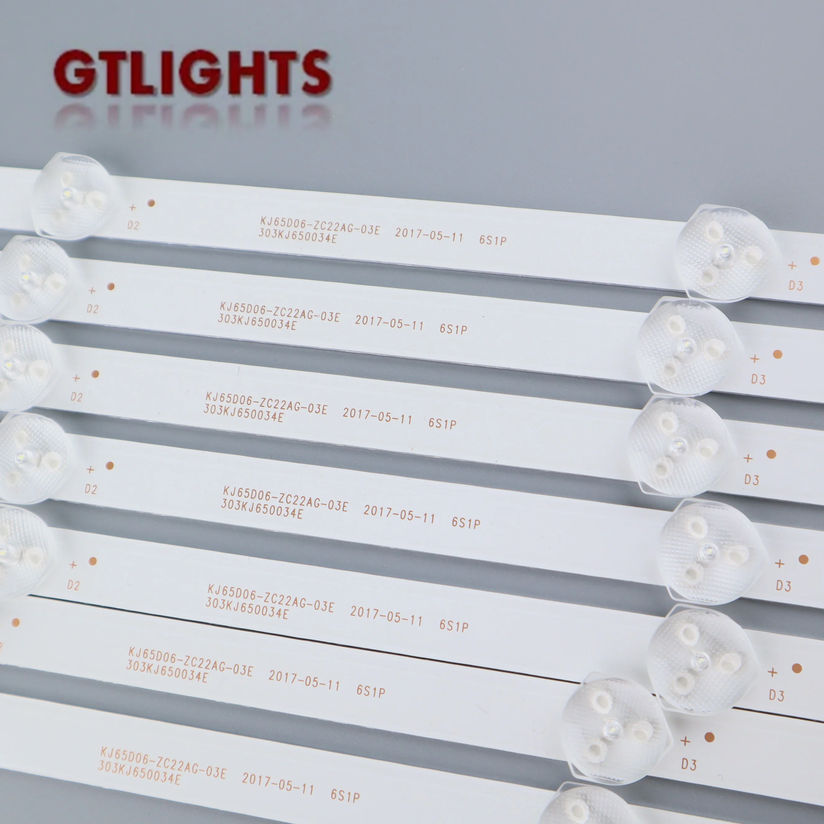 По оптовой цене 6-ти Диодная лампа подсветка: 65-дюймовый светодиодный ТВ подсветка полосы Kj65d06-zc22ag-03 \ 03a 03e Lg65 светодиодные ленты 6led 3v