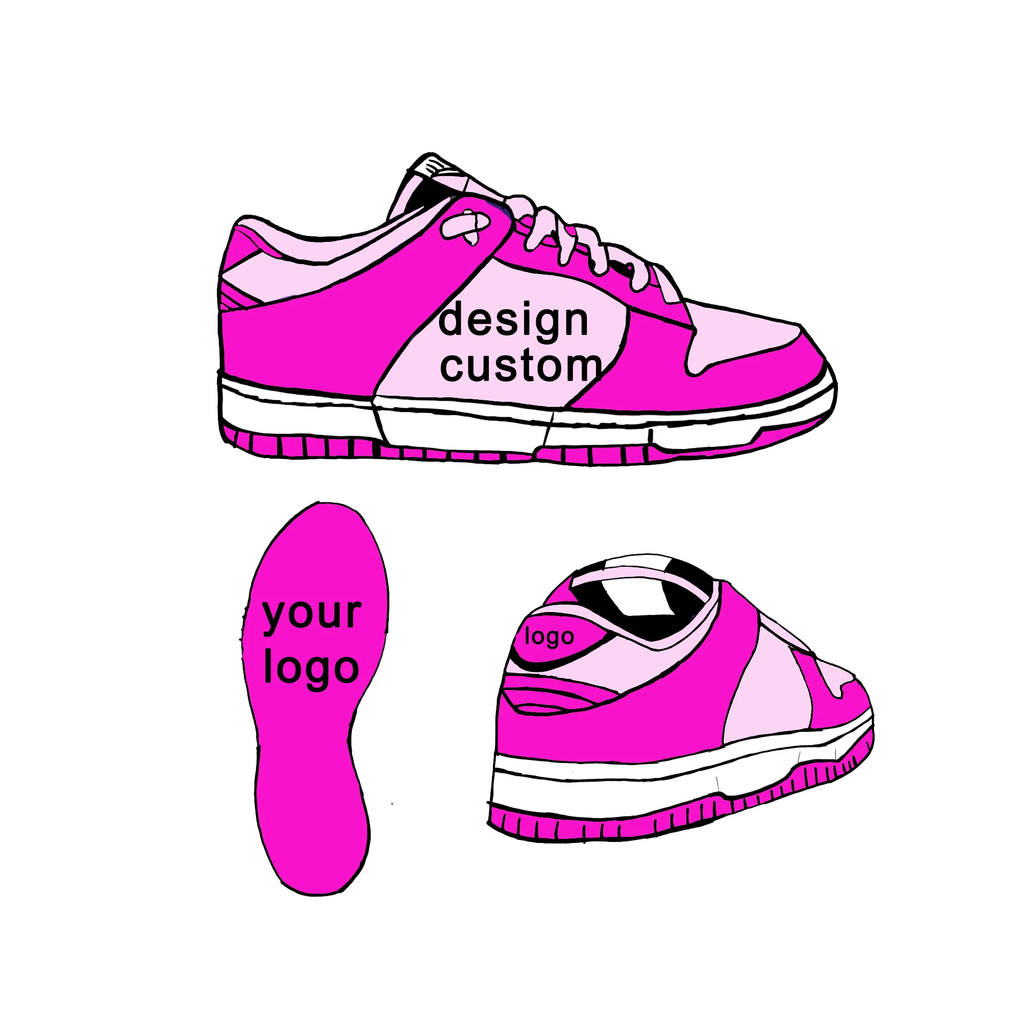 Hot Design Wholesale Clunky Sneaker Men Old School Dad Shoe Fashion Casual Shoe Thick Bottom Height Increasing Shoe