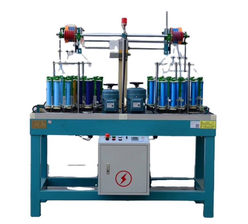Factory Wholesale Strong Stretch Elastic Bungee Cord Braided Round Rubber Elastic Rope Braiding Machine