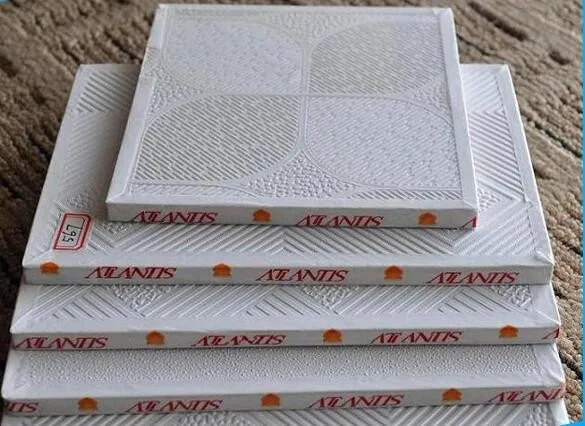 PVC laminated drywall ceiling tiles production line / pvc laminated gypsum ceiling board making machine