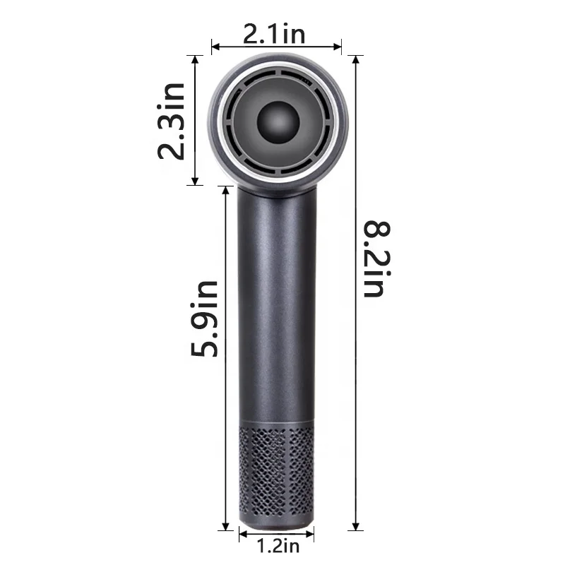 Cotell GS-610H 1500 Вт, легкий мощный высокоскоростной Профессиональный безлистный отрицательный ионный фен 120000 об/мин