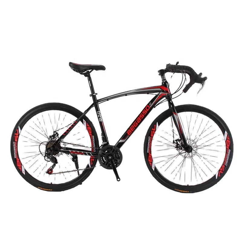 road racing bike 700C carbon road bike frame 24 speed Aluminum road bicycle style double brake carbon fiber bike 700c