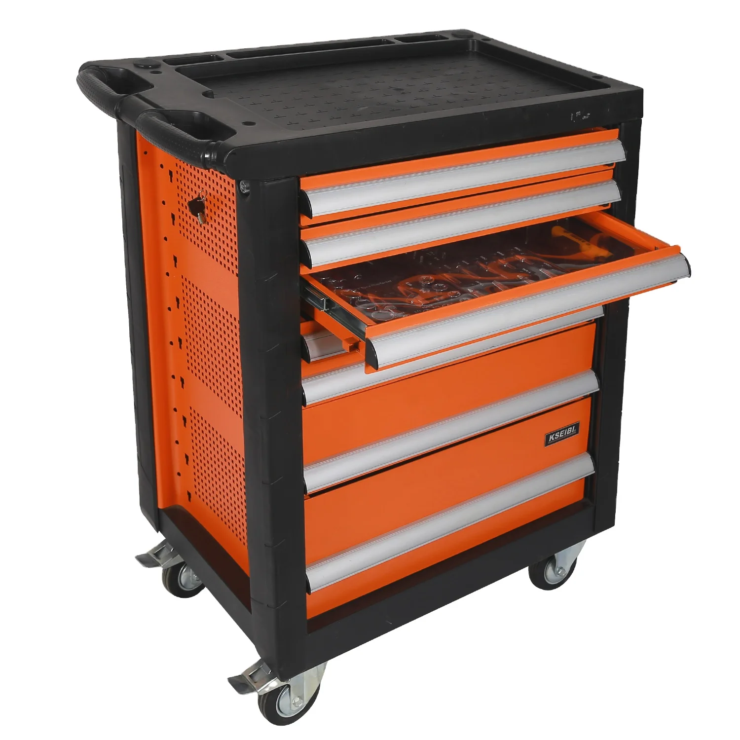 KSEIBI Tools Storage Cabinet Hand Tin Tool Box Thickened Folding Storage Box Other Hand Tools