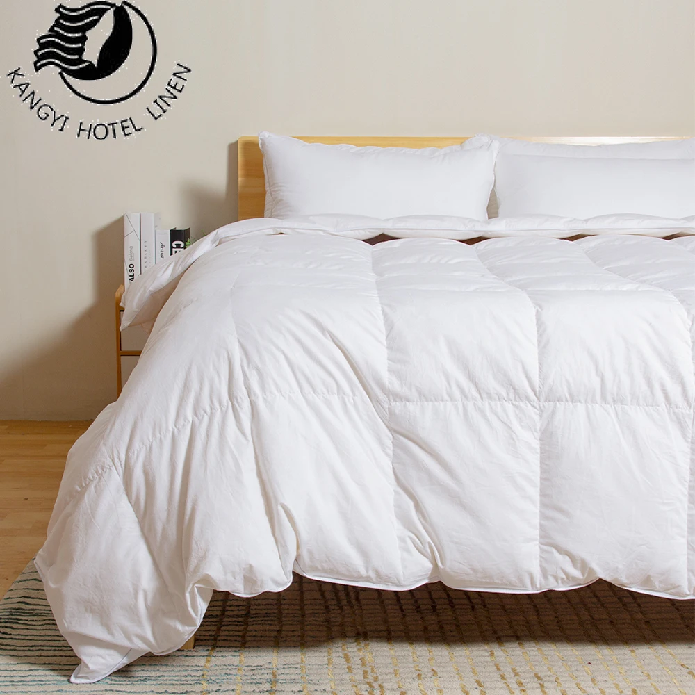 Hot Selling White Super Soft Down Alternative Summer Quilt Comforter Duvet For Home Hotel