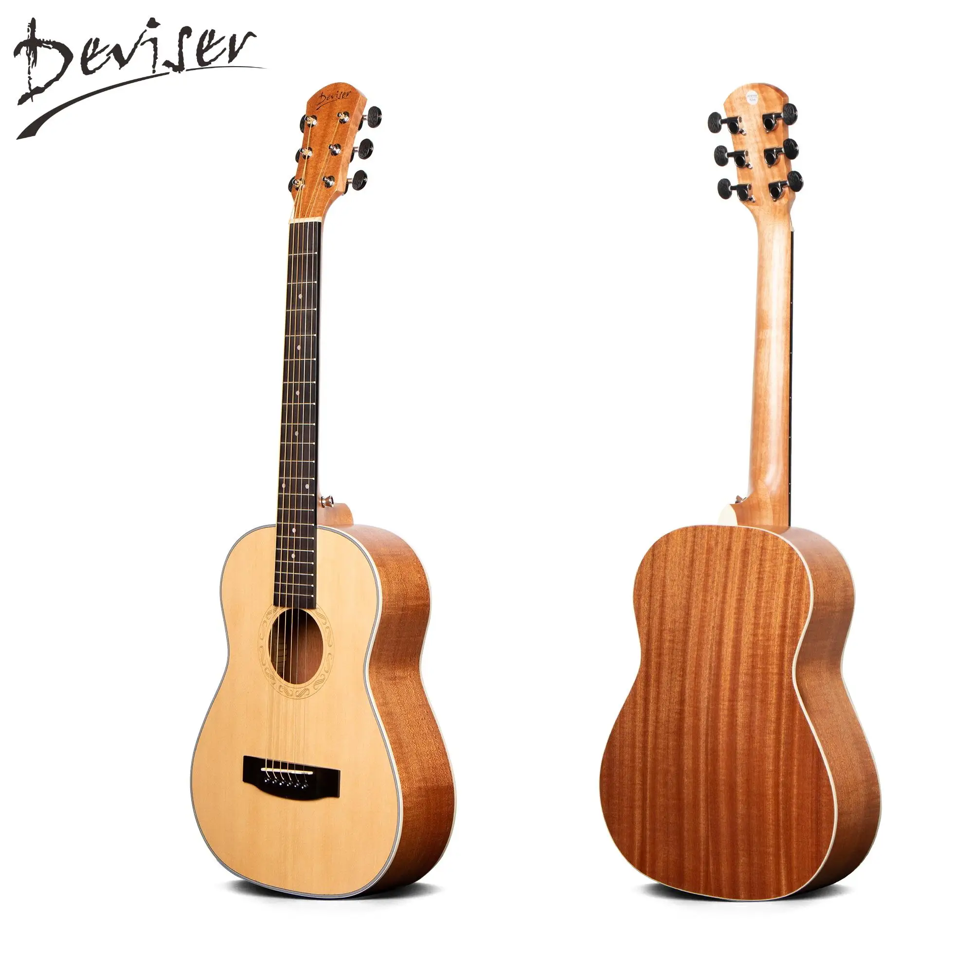 Guangzhou Huayi Musical Instruments Wholesale Stringed Instruments Guitar Deviser Small Guitar For Children And Travelling