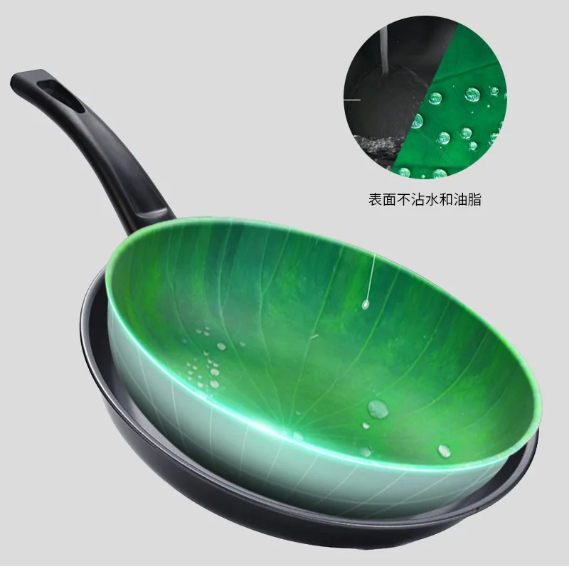 Factory direct selling 24 cm small fried cooker long handle, non -stick pan -steak, home small frying cooker