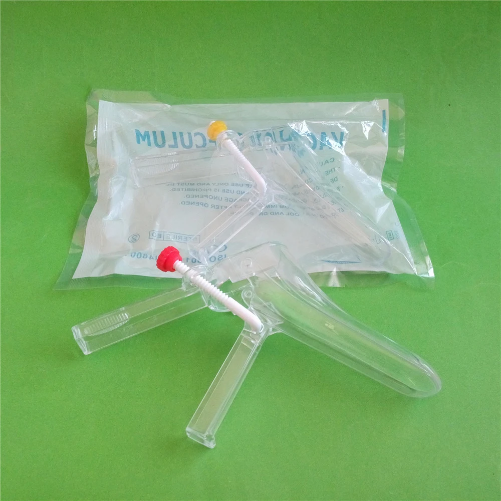 Low price Medical supplies disposable sterile plastic side screw vaginal speculum for sale