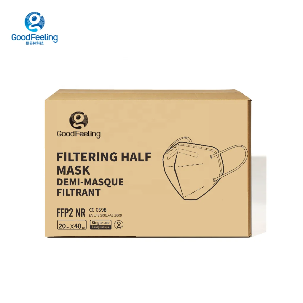 5 слоев уход за кожей лица по оптовой цене из Китая горячая Распродажа белых праздничных 5Ply Kn95 FFP2 NR фильтрации частиц Половина маска