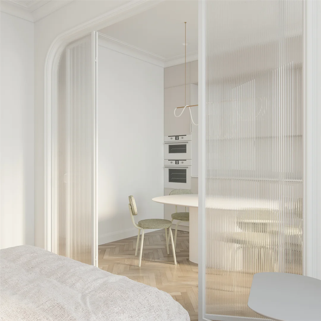 Sanhai Studio Apartment Interior Design Concise Inspiration Renderings House Plans Layout Construction Drawing Contemporary Warm