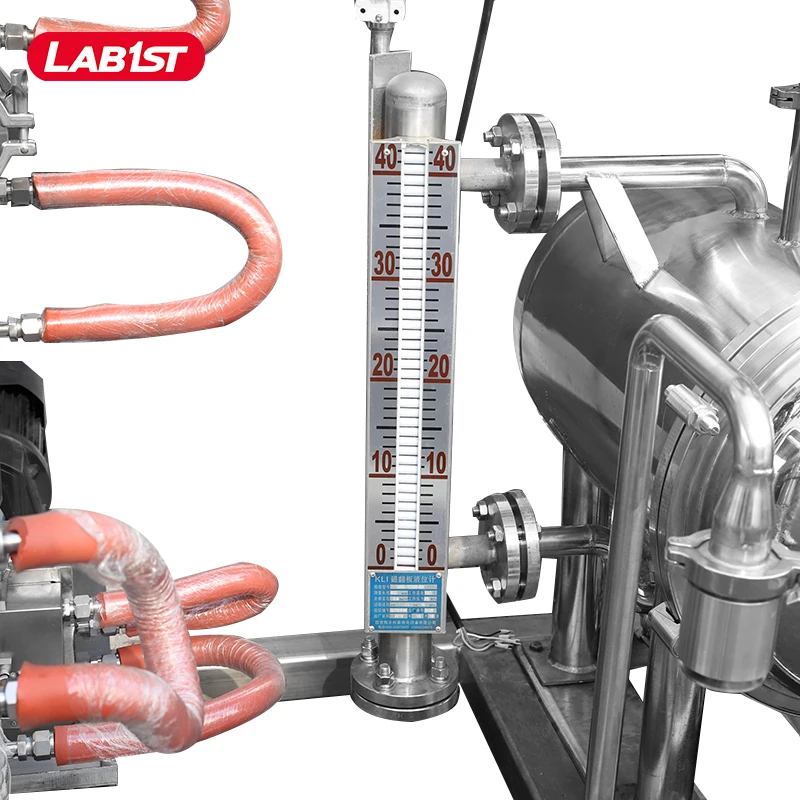 Lab1st vacuum chemical stainless steel evaporation metal thin wiped film evaporator price low operation temperature lab