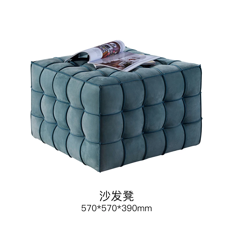 Luxury Italian Design Modern Bedroom Furniture Suede Leather Bed Frame in King Size Queen Bed for Hotels