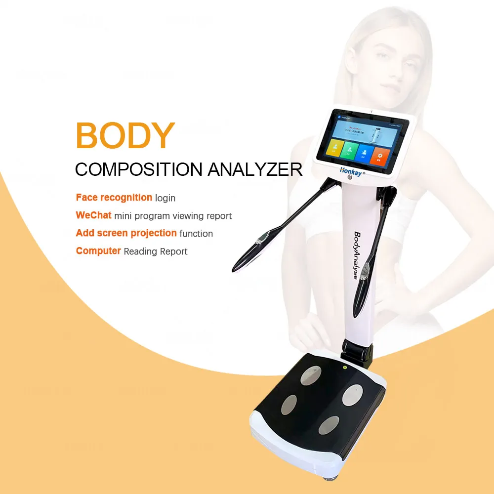 Body Fat Analyzer Human Body Elements Analysis Fat Analyzing Body Composition Analyzer Machine with 10.1 inch touch LCD Display