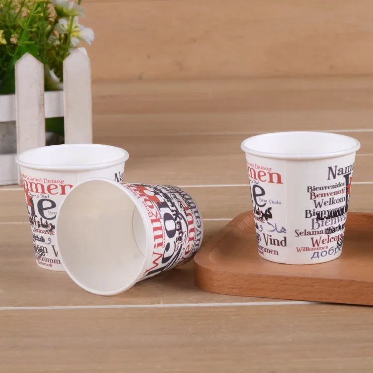 Hot sale waterproof disposable 3oz 4oz 5oz paper coffee cup paper cup supplier