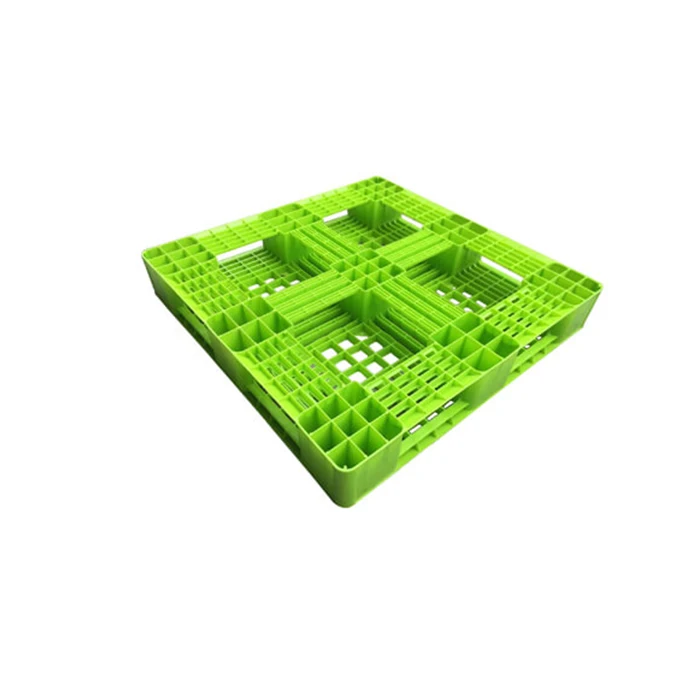 Industrial Blue Red Green Stackable Storage Hdpe Euro Heavy Duty Double Face Warehouse Factory Plastic Pallet