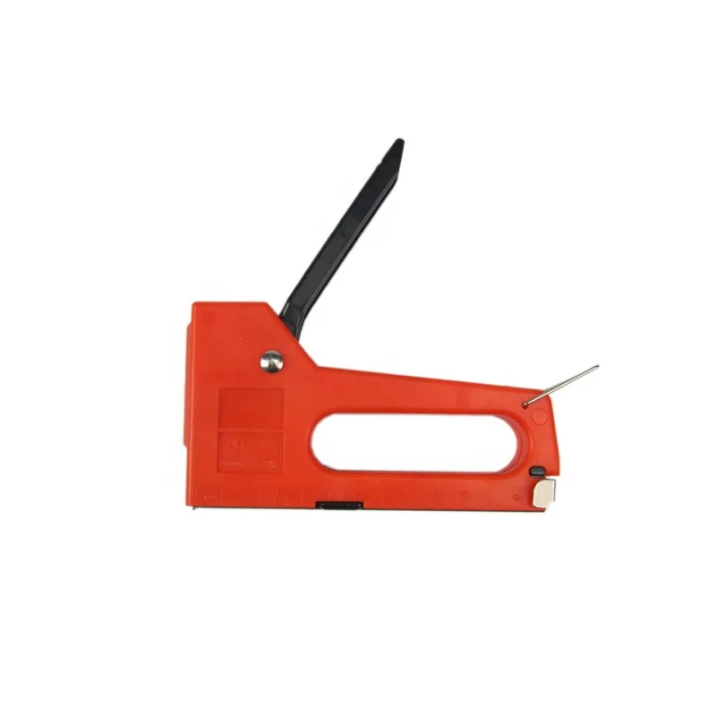 Cheap price manual stapler gun tacker for 4mm-8mm staple nail gun with ruler