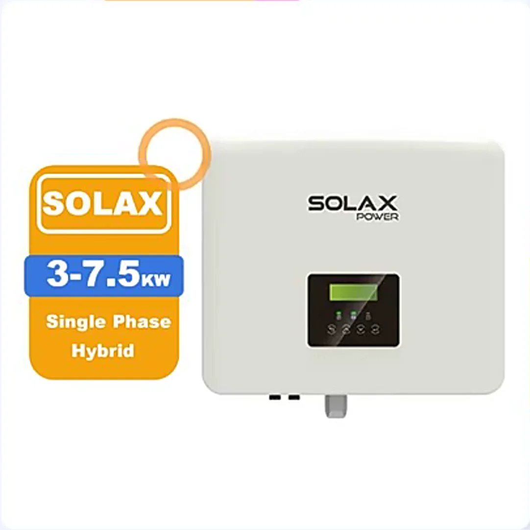 Solax X1 Hybrid G4 3-7.5kw 3.7kw 4.6kw 5kw 6kw High Voltage Single Phase Solar Energy Storage Invertor Price 5kva Inverter