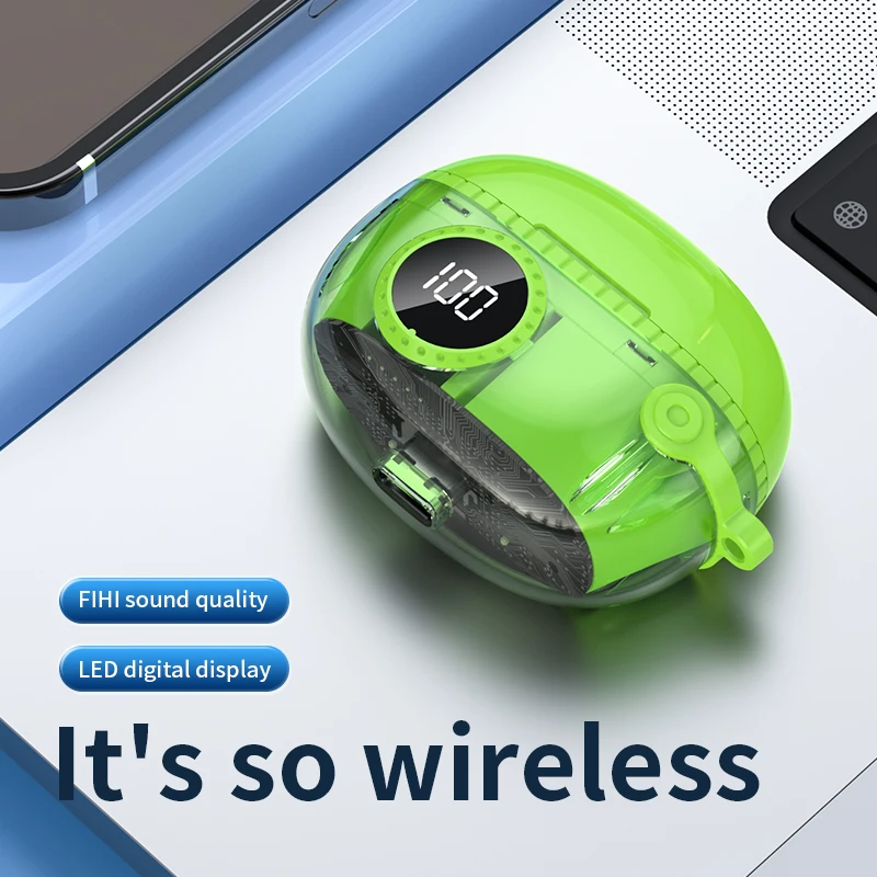 M25 5.3 blueteeth Headphones TWS Wireless Headset Portable Touch Control Deep Bass Earbuds Noise Cancellation Earphones