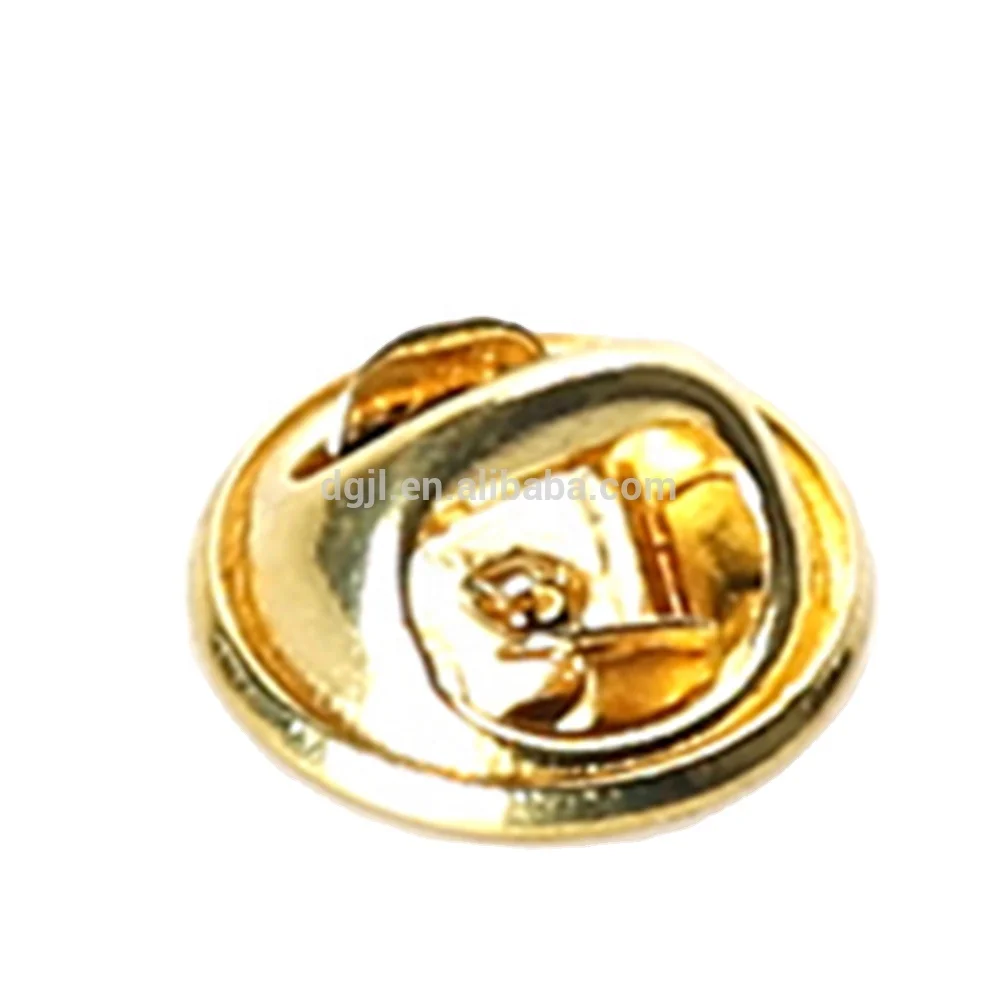 Factory Direct Sale Butterfly Clutch Pin Cheap Metal Gold Button Badge Backings Brass Butterfly Clutch Pin