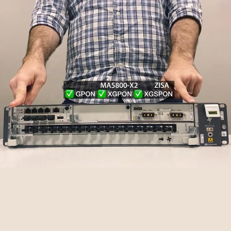 Best selling MA5800-X2 OLT gepon ma5800 x2/ma5800-x7 gpon 2*mpla 2* GPHF 16 GPON ma5800x2 XPON SXGPON huaweie 5800x2 MA5800 x2