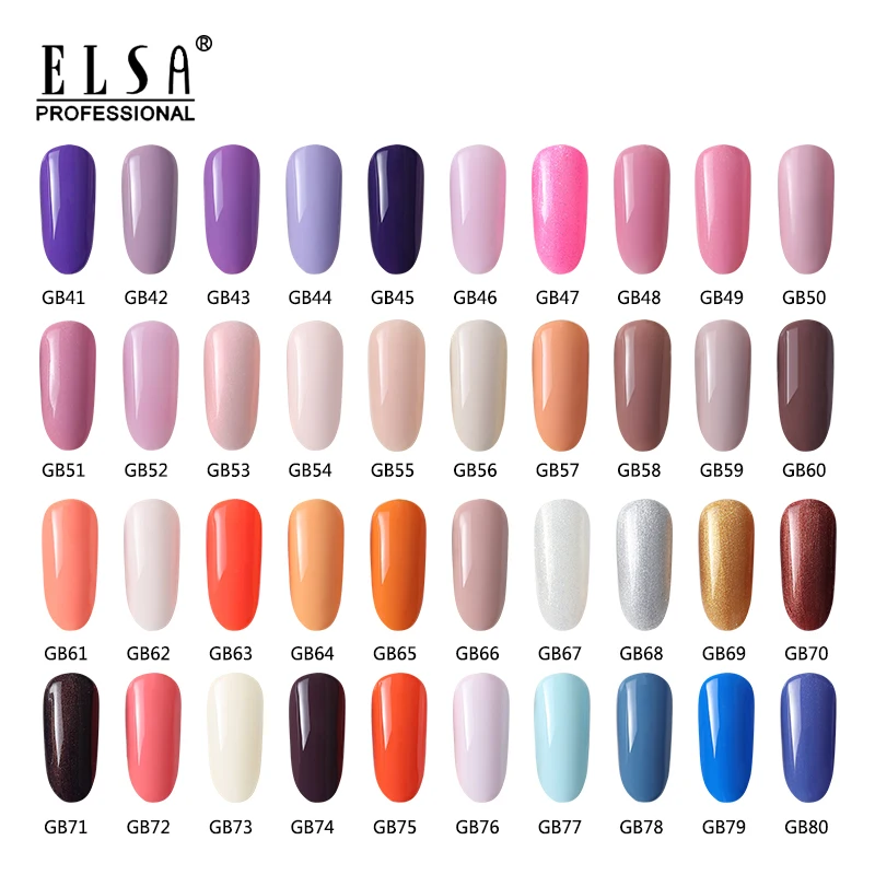 
ELSA hot sale 8ml nail beauty uv gel polish ship from RU stock 