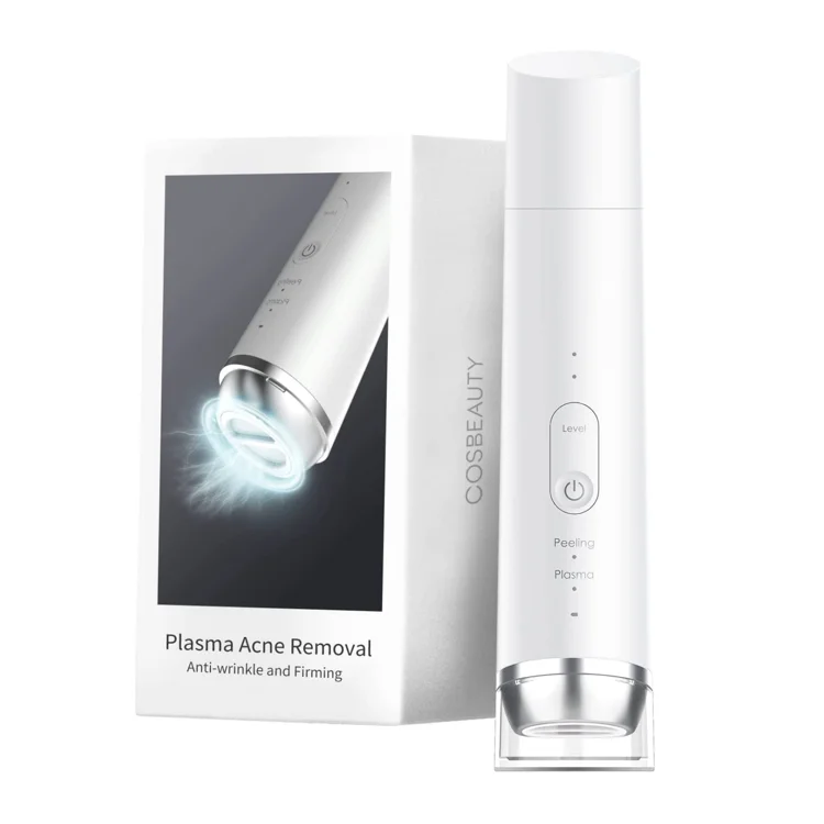 COSBEAUTY amazon top seller 2022 cold plasma ultrasonic skin scrubber facial acne plasma pen ozone