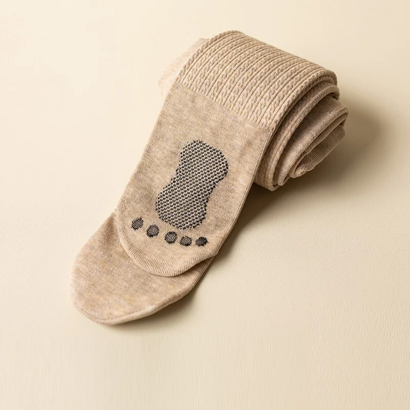 Children Baby Cotton Tights Pantyhose Girls Stretchy Knit Tights Leggings Kids Toddlers Grip Anti Slip Socks For Kids