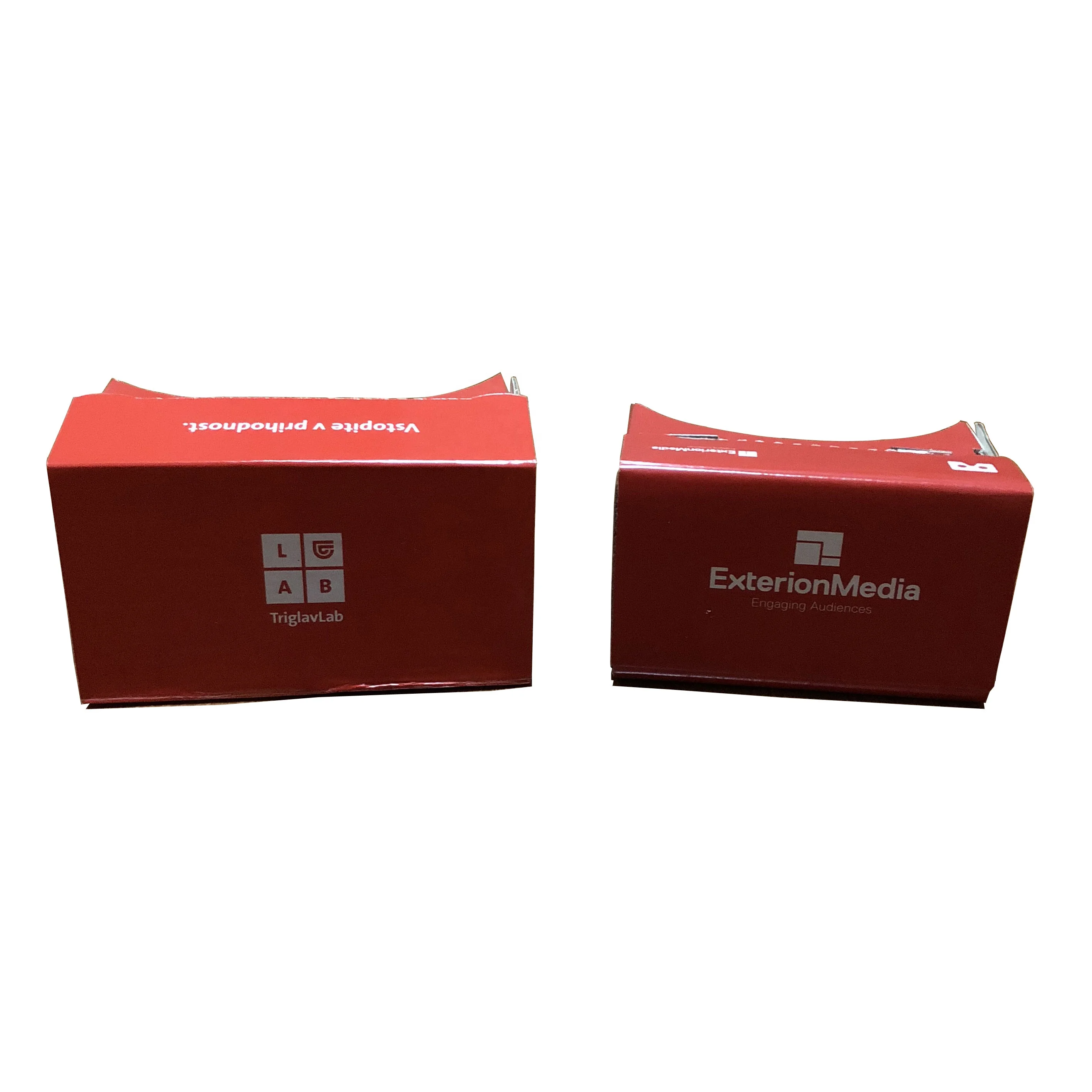 
Mobile phone 3D VR glasses in cardboard box with customized printing design 