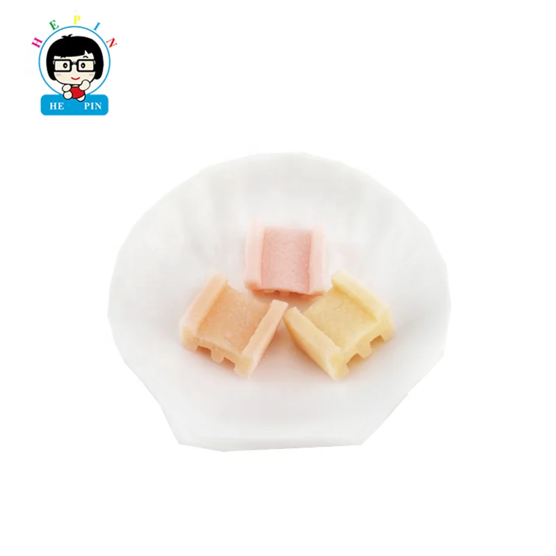 Оптовая продажа фруктовый вкус многоцветная жевательная резинка с татуировкой для детей