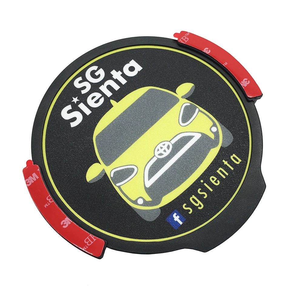 Rideshare Sign, LED Light Logo Sticker Decal Glow, Wireless Decal Accessories Removable Glowing Sign For Car Taxi