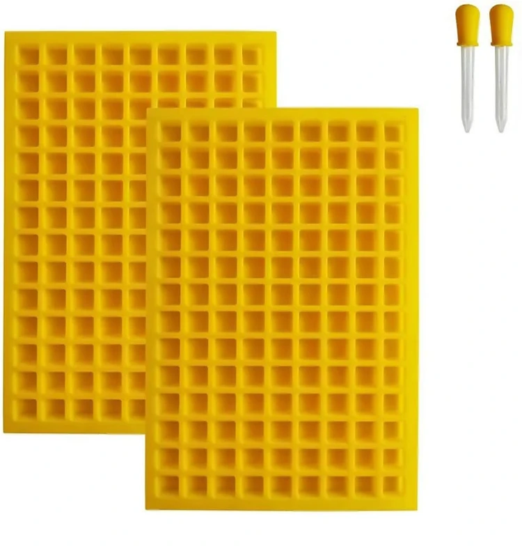4 Pcs Set 126 Cavity Silicone Ice Cube With Dropper Online Top Seller 2022 Kitchen Accessories Baking Tools Square Cake Moulds