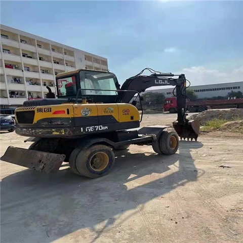 Wheel ExcavatorJinggong Excavator 7 Ton  Used china brand tire excavator Jingong Wheel Excavator in stock
