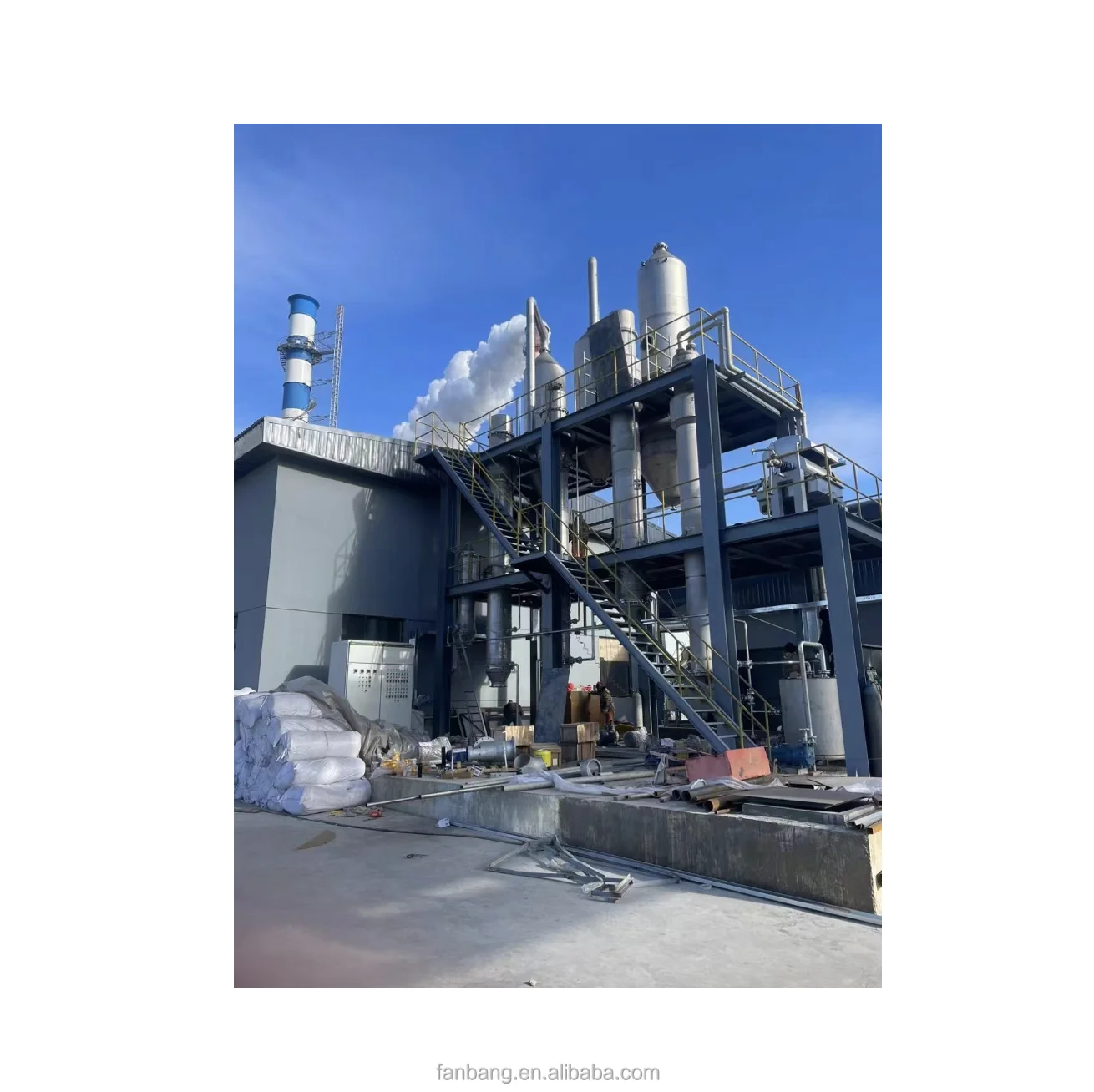 Mvr waste water evaporator Evaporative crystallization equipment high-salt wastewater evaporator