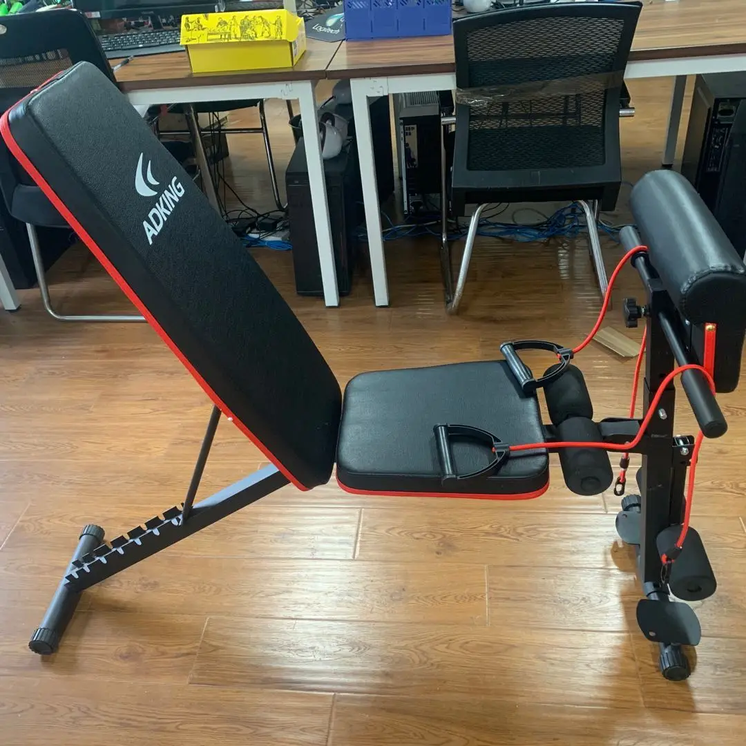 4 in 1 Adjustable Dumbbell Bench Foldable Dumbbell Weight Bench Weight Bench for Body Fitness Exercise