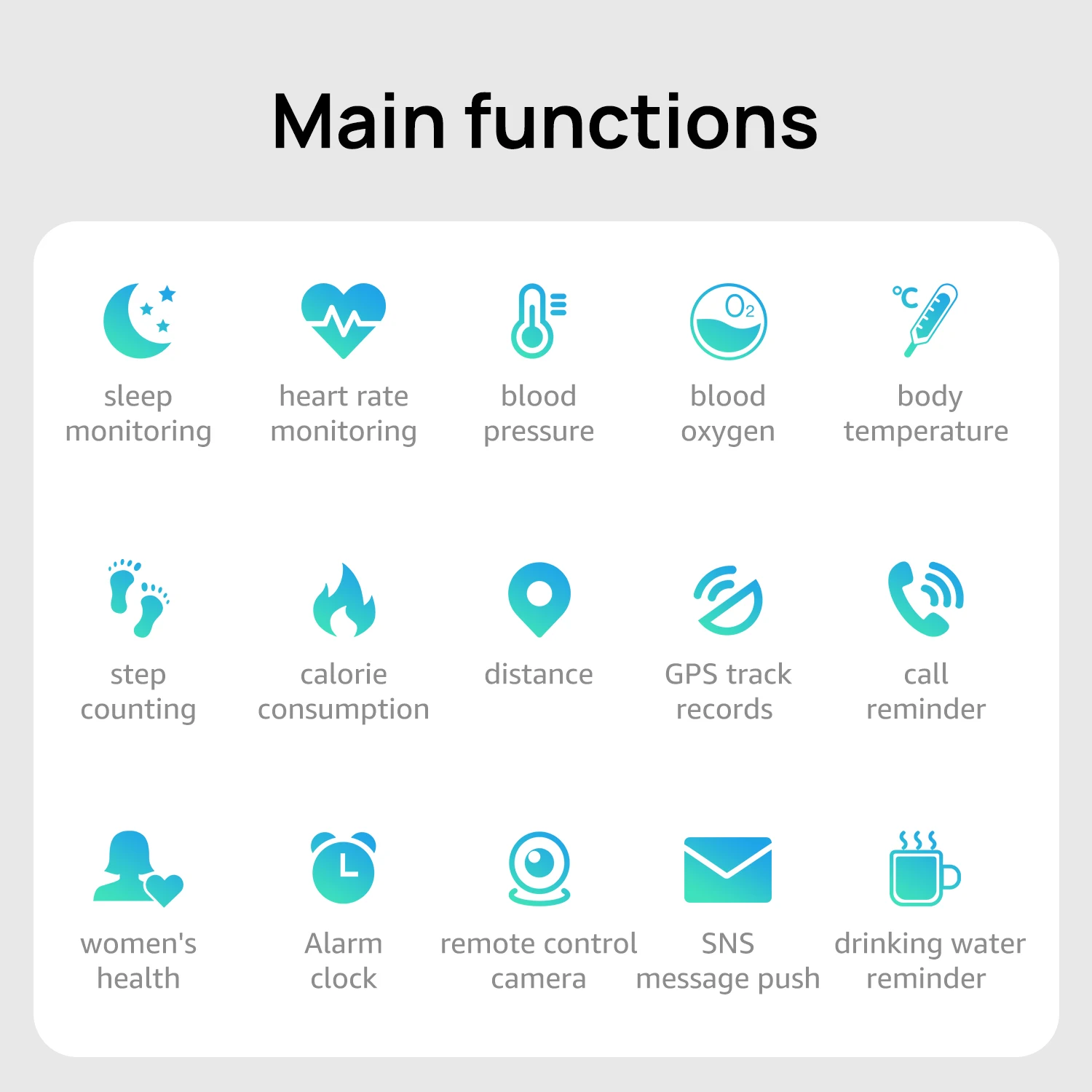 2023 fashion design smart wristband BP&HR real time heart rate monitor colorful display fitness tracker IP68 waterproof watch