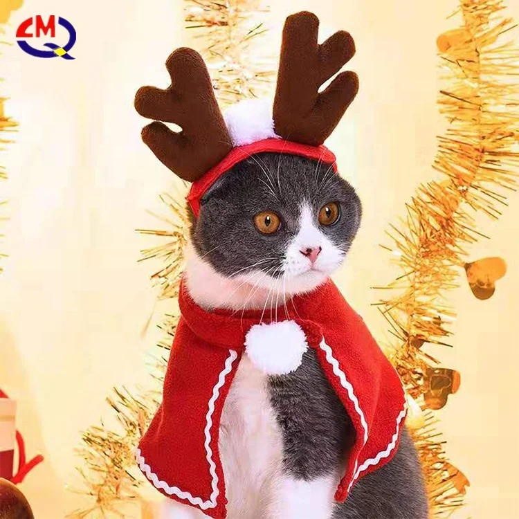 Comfortable cotton T-Shirt full print pet Christmas clothes wholesale dog clothes winter