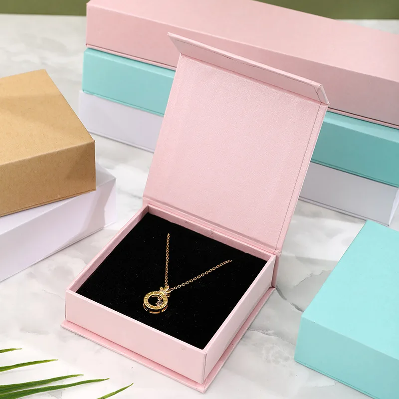 Wholesale Magnetic Flap Jewelry Box Ring Bracelet Paper Gift Packaging Boxes with Custom Logo