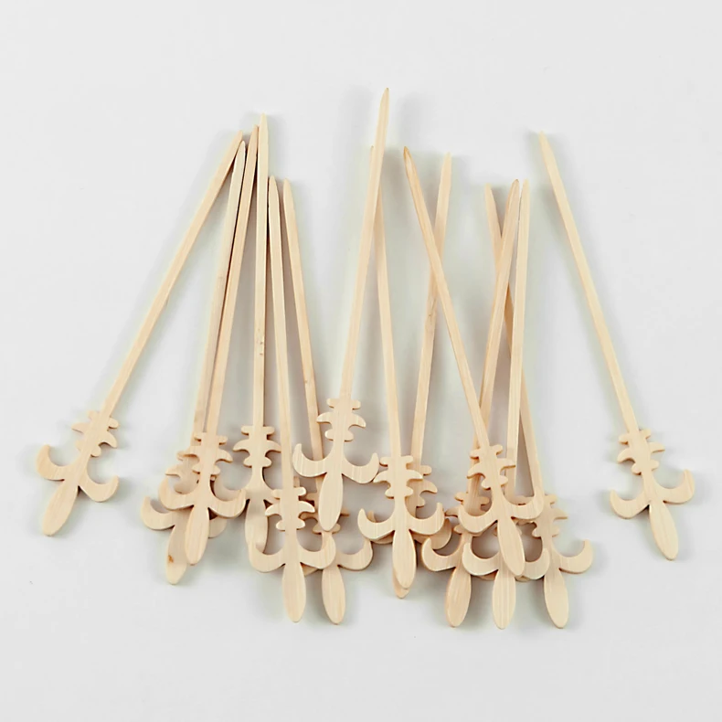 Simple And Safe To Use Sticks Bamboo Stick Bbq Bamboo Skewers For Fruit