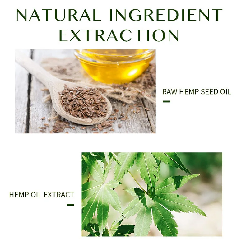 100% Natural Pain Relief Organic HEMP seed Oil for massage SPA reduce stress anxiety 30ml 5000mg